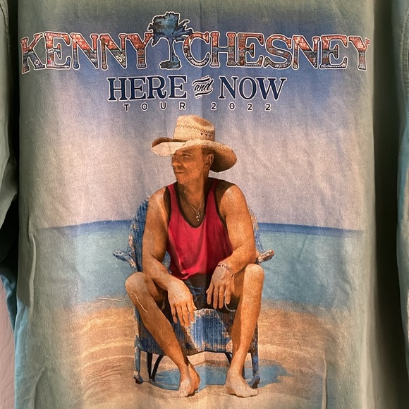 Kenny Chesney Here & Now Tour 2022 Shirt -Sz L - Picture 1 of 5
